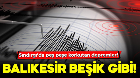 AFAD duyurdu: Sındırgı'da 4,9 büyüklüğünde deprem! Çevre illerde hissedildi