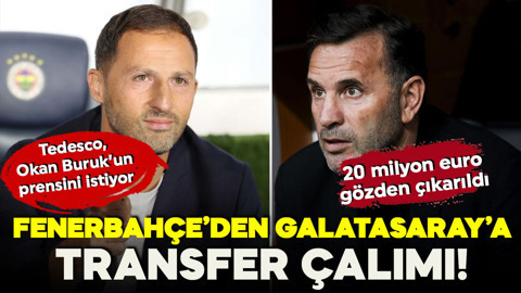 20 milyon euroluk teklif! Fenerbahçe’den Galatasaray’a transfer çalımı! Tedesco istedi, yönetim harekete geçti