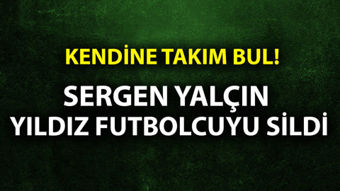 Beşiktaş’ta 8 milyon euroluk karar! Sergen Yalçın yıldız futbolcuyu gözden çıkardı! “Kendine kulüp bul”