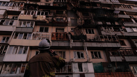 Rus ordusundan Kiev'e saldırı! Çok sayıda ölü var