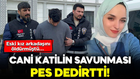 Eski kız arkadaşını öldürmüştü... Cani katilin savunması pes dedirtti