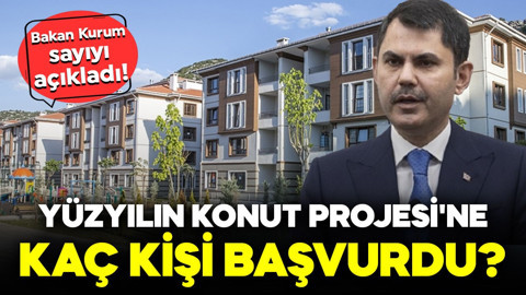 500 bin konut projesine rekor başvuru! Bakan Kurum sayıyı açıkladı