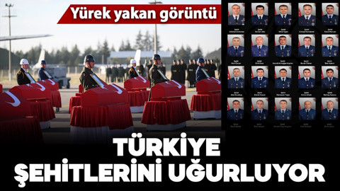 Türkiye kahraman şehitlerini uğurluyor