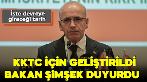 Bakan Şimşek duyurdu: KKTC için geliştirildi! İşte devreye gireceği tarih