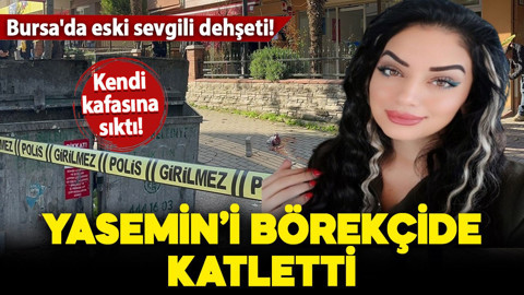 Bursa'da eski sevgili dehşeti! Genç kadını börekçide katletti, intihar etti