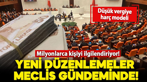 Milyonlarca kişiyi ilgilendiren yeni düzenleme Meclis gündeminde!