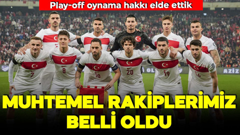 Dünya Kupası yolunda kritik viraj! A Milli Takım’ın play-off turundaki muhtemel rakipleri belli oldu!