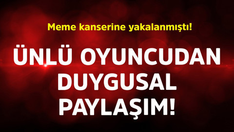 Meme kanserine yakalanmıştı! Oyuncu Irmak Ünal'dan duygusal paylaşım