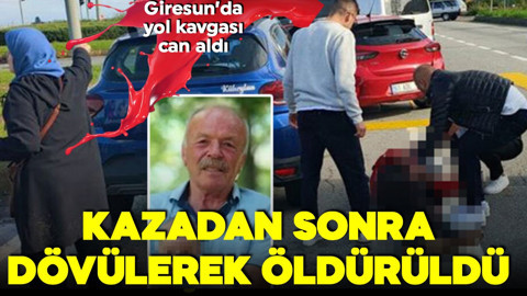 Giresun’da yol kavgası can aldı! Kaza sonrası çıkan kavgada dövülerek öldürüldü!