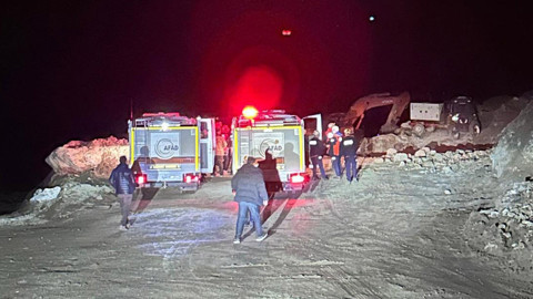Sivas'ta maden ocağında göçük: Şantiye müdürü göçük altında kaldı