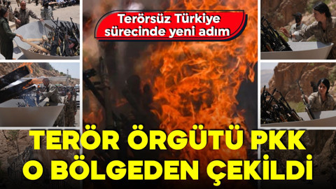Terör örgütü PKK'dan yeni adım! O bölgeden çekildiler!