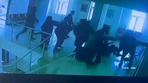 Hastanede dehşet! Saniye saniye kaydedildi