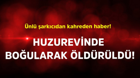 Ünlü şarkıcıdan kahreden haber! Huzurevinde boğularak öldürüldü