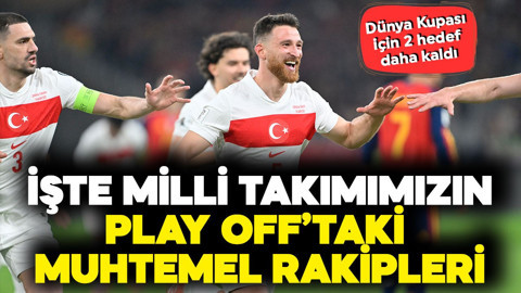 A Milli Takım İspanya'dan puanla döndü! İşte play-off turundaki muhtemel rakiplerimiz