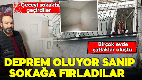 Deprem oluyor sandılar! Korkuyla sokağa fırladılar! 'Tüm mahalle panik atak hastası olduk'