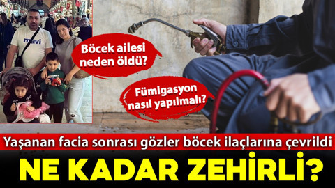 Facia sonrası gözler böcek ilaçlarına çevrildi! Böcek Ailesi neden öldü, ilaçlar ne kadar zehirli?
