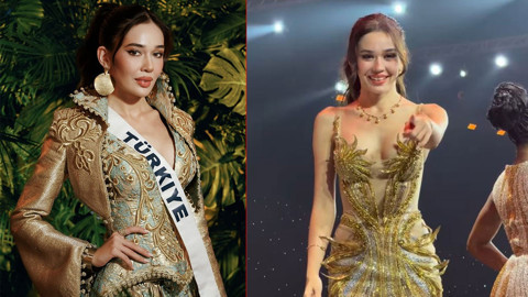 Miss Universe Türkiye güzeli Ceren Arslan'dan dikkat çeken paylaşım! Türk bayrağına izin verilmedi