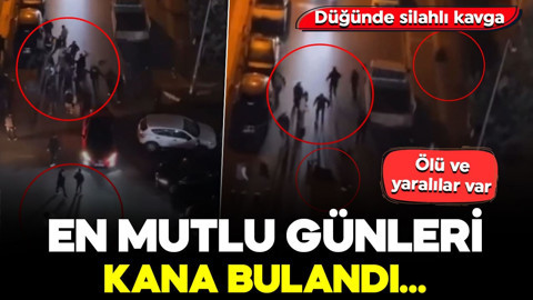 En mutlu günleri kana bulandı... Düğünde silahlı kavga: Ölü ve yaralılar var