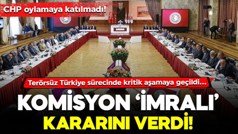 Komisyon İmralı’ya gidecek mi? Oylama sonucu belli oldu