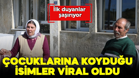 Çocuklarına koyduğu isimler viral oldu! İlk duyanlar şaşırıyor! Her biri tarihten iz taşıyor