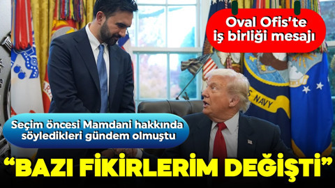 Trump ve Mamdani Beyaz Saray’da bir araya geldi! Oval Ofis'te iş birliği mesajı!