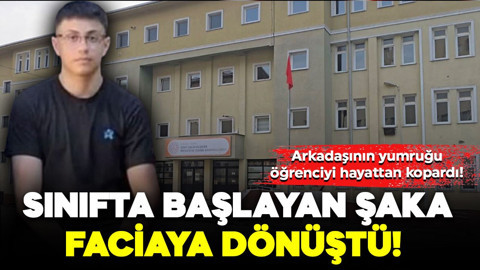 Sınıfta başlayan şaka faciaya dönüştü! Arkadaşının yumruğu öğrenciyi hayattan kopardı!