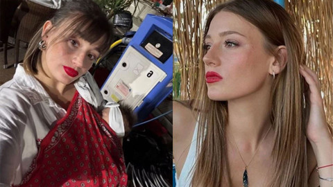Gizem Karaca'dan sürpriz paylaşım! Kızı Leyla Yaz'ın yüzünü ilk kez gösterdi