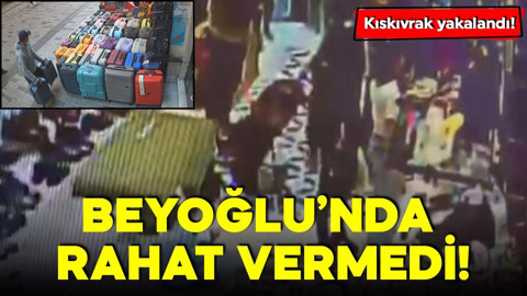 Beyoğlu'nda rahat vermedi! Kıskıvrak yakalanarak tutuklandı