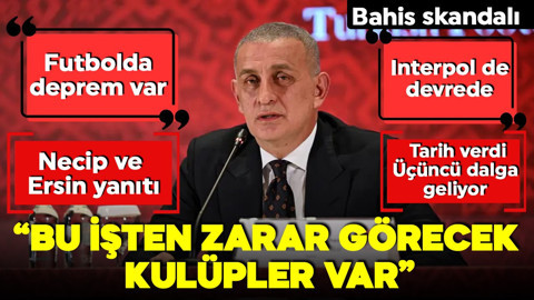 TFF Başkanı İbrahim Hacıosmanoğlu'ndan açıklamalar! 'Futbolda deprem var'
