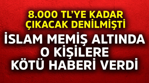 İslam Memiş altında o kişilere kötü haberi verdi