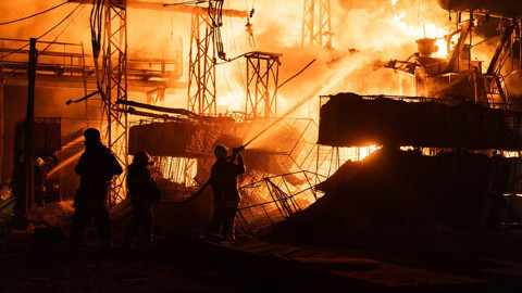 Rusya, Harkiv'e dron saldırısı düzenledi: Şehir karanlığa gömüldü