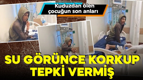 Diyarbakır'da sokak köpeği saldırısına uğramıştı! Kuduzdan ölen çocuğun son anları! Su görünce korkup tepki göstermiş!