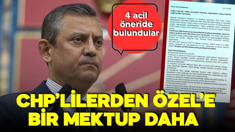CHP'li eski vekillerden Özgür Özel'e mektuplu çağrı! 4 acil öneride bulundular