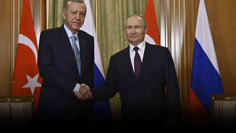 Cumhurbaşkanı Erdoğan Putin ile görüştü