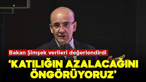 Bakan Şimşek: Katılığın azalacağını öngörüyoruz