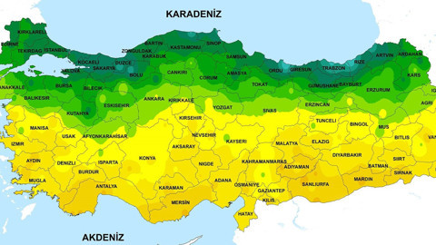 Türkiye'ye cuma günü Akdeniz üzerinden gelecek