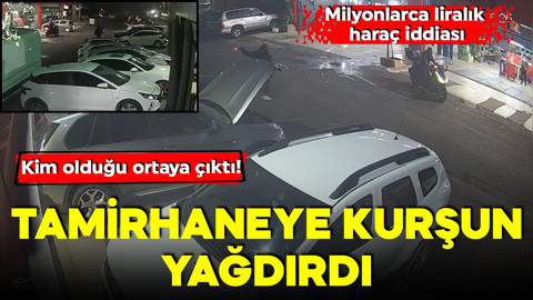 Tamirhaneye kurşun yağdırdı! Kim olduğu ortaya çıktı: 5 milyonluk haraç iddiası!