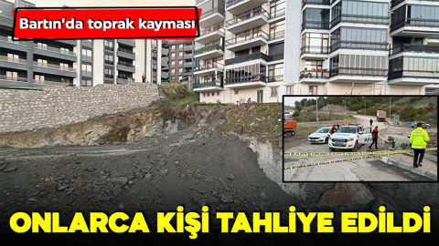Toprak kayması: Onlarca kişi tahliye edildi