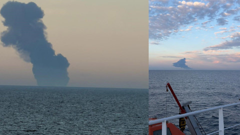 Karadeniz'de iki tankerde patlama! Bakan Uraloğlu'ndan açıklama