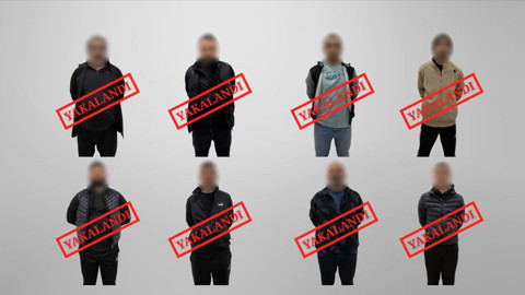 3'ü kırmızı bültenle aranan 8 suçlu Gürcistan'da yakalandı