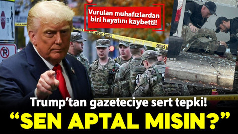 ABD Başkanı Trump duyurdu: "Dün saldırıya uğrayan 2 Ulusal Muhafızdan biri hayatını kaybetti"