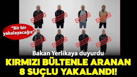 3'ü kırmızı bültenle aranan 8 suçlu Gürcistan'da yakalandı