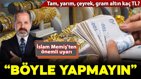 İslam Memiş'ten önemli uyarı: "Yapmayın"