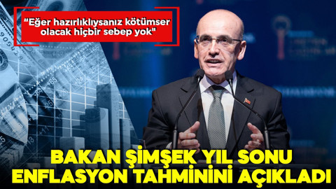 Bakan Şimşek’ten enflasyon ve yeşil dönüşüm açıklaması! Yıl sonu enflasyon tahminini açıkladı