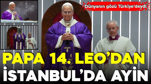 Papa 14. Leo, İstanbul'da ayin yönetti