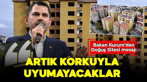 İstanbul'un riskli yapıları yenileniyor! Bakan Kurum paylaştı: Doğuş Sitesi sakinleri artık korkuyla uyumayacak