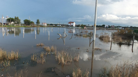 Balıkesir göle döndü! O görüntü viral oldu