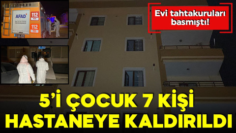 Evi tahtakuruları basmıştı! 5'i çocuk 7 kişi hastaneye kaldırıldı