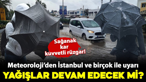 Pazar günü (bugün) yağmur yağacak mı? Meteoroloji'den İstanbul ve birçok ile uyarı geldi!