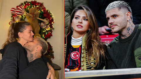  Galatasaray'ın yıldız futbolcusu Mauro Icardi'den romantik kutlama! Yüzük detayı dikkat çekti